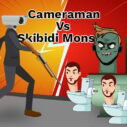 Cameraman vs Skibidi Monster : Fun Battle 8 cameraman vs skibidi monster fun battle 1
