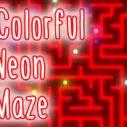 Colorful Neon Maze 8 colorful neon maze 1
