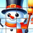 Happy Snowman Puzzle 9 happy snowman puzzle 1